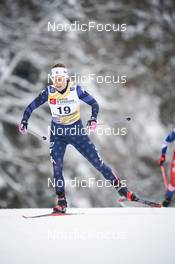 27.01.2023, Les Rousses, France (FRA): Rosie Brennan (USA) - FIS world cup cross-country, 10km, Les Rousses (FRA). www.nordicfocus.com. © Thibaut/NordicFocus. Every downloaded picture is fee-liable.