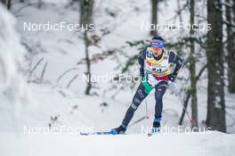 27.01.2023, Les Rousses, France (FRA): Simone Dapra (ITA) - FIS world cup cross-country, 10km, Les Rousses (FRA). www.nordicfocus.com. © Thibaut/NordicFocus. Every downloaded picture is fee-liable.