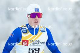 27.01.2023, Les Rousses, France (FRA): Snorri Eythor Einarsson (ISL) - FIS world cup cross-country, 10km, Les Rousses (FRA). www.nordicfocus.com. © Authamayou/NordicFocus. Every downloaded picture is fee-liable.
