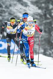 27.01.2023, Les Rousses, France (FRA): Jules Lapierre (FRA) - FIS world cup cross-country, 10km, Les Rousses (FRA). www.nordicfocus.com. © Authamayou/NordicFocus. Every downloaded picture is fee-liable.