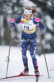 27.01.2023, Les Rousses, France (FRA): Rosie Brennan (USA) - FIS world cup cross-country, 10km, Les Rousses (FRA). www.nordicfocus.com. © Thibaut/NordicFocus. Every downloaded picture is fee-liable.