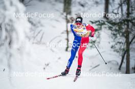 27.01.2023, Les Rousses, France (FRA): Simon Vuillet (FRA) - FIS world cup cross-country, 10km, Les Rousses (FRA). www.nordicfocus.com. © Thibaut/NordicFocus. Every downloaded picture is fee-liable.