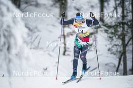 27.01.2023, Les Rousses, France (FRA): Paolo Ventura (ITA) - FIS world cup cross-country, 10km, Les Rousses (FRA). www.nordicfocus.com. © Thibaut/NordicFocus. Every downloaded picture is fee-liable.