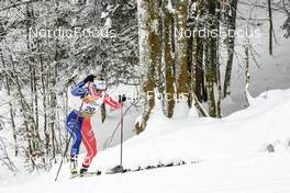 27.01.2023, Les Rousses, France (FRA): Coralie Bentz (FRA) - FIS world cup cross-country, 10km, Les Rousses (FRA). www.nordicfocus.com. © Authamayou/NordicFocus. Every downloaded picture is fee-liable.
