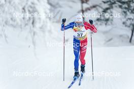 27.01.2023, Les Rousses, France (FRA): Jules Lapierre (FRA) - FIS world cup cross-country, 10km, Les Rousses (FRA). www.nordicfocus.com. © Thibaut/NordicFocus. Every downloaded picture is fee-liable.