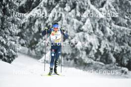 27.01.2023, Les Rousses, France (FRA): Jonas Dobler (GER) - FIS world cup cross-country, 10km, Les Rousses (FRA). www.nordicfocus.com. © Authamayou/NordicFocus. Every downloaded picture is fee-liable.