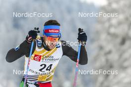 27.01.2023, Les Rousses, France (FRA): Simone Dapra (ITA) - FIS world cup cross-country, 10km, Les Rousses (FRA). www.nordicfocus.com. © Authamayou/NordicFocus. Every downloaded picture is fee-liable.
