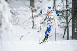 27.01.2023, Les Rousses, France (FRA): Jens Burman (SWE) - FIS world cup cross-country, 10km, Les Rousses (FRA). www.nordicfocus.com. © Thibaut/NordicFocus. Every downloaded picture is fee-liable.