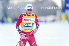 27.01.2023, Les Rousses, France (FRA): Johannes Hoesflot Klaebo (NOR) - FIS world cup cross-country, 10km, Les Rousses (FRA). www.nordicfocus.com. © Thibaut/NordicFocus. Every downloaded picture is fee-liable.