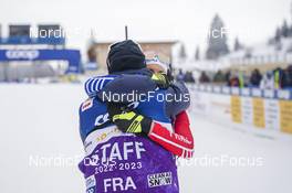 27.01.2023, Les Rousses, France (FRA): Delphine Claudel (FRA) - FIS world cup cross-country, 10km, Les Rousses (FRA). www.nordicfocus.com. © Thibaut/NordicFocus. Every downloaded picture is fee-liable.