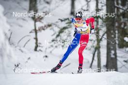 27.01.2023, Les Rousses, France (FRA): Simon Vuillet (FRA) - FIS world cup cross-country, 10km, Les Rousses (FRA). www.nordicfocus.com. © Thibaut/NordicFocus. Every downloaded picture is fee-liable.