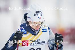27.01.2023, Les Rousses, France (FRA): Delphine Claudel (FRA) - FIS world cup cross-country, 10km, Les Rousses (FRA). www.nordicfocus.com. © Authamayou/NordicFocus. Every downloaded picture is fee-liable.