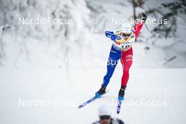 27.01.2023, Les Rousses, France (FRA): Jules Chappaz (FRA) - FIS world cup cross-country, 10km, Les Rousses (FRA). www.nordicfocus.com. © Thibaut/NordicFocus. Every downloaded picture is fee-liable.
