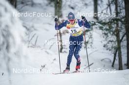 27.01.2023, Les Rousses, France (FRA): Zak Ketterson (USA) - FIS world cup cross-country, 10km, Les Rousses (FRA). www.nordicfocus.com. © Thibaut/NordicFocus. Every downloaded picture is fee-liable.