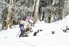 27.01.2023, Les Rousses, France (FRA): Sarah Goble (USA) - FIS world cup cross-country, 10km, Les Rousses (FRA). www.nordicfocus.com. © Authamayou/NordicFocus. Every downloaded picture is fee-liable.