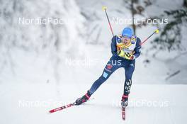 27.01.2023, Les Rousses, France (FRA): Lucas Boegl (GER) - FIS world cup cross-country, 10km, Les Rousses (FRA). www.nordicfocus.com. © Thibaut/NordicFocus. Every downloaded picture is fee-liable.