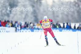 27.01.2023, Les Rousses, France (FRA): Johannes Hoesflot Klaebo (NOR) - FIS world cup cross-country, 10km, Les Rousses (FRA). www.nordicfocus.com. © Thibaut/NordicFocus. Every downloaded picture is fee-liable.