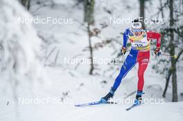 27.01.2023, Les Rousses, France (FRA): Theo Schely (FRA) - FIS world cup cross-country, 10km, Les Rousses (FRA). www.nordicfocus.com. © Thibaut/NordicFocus. Every downloaded picture is fee-liable.