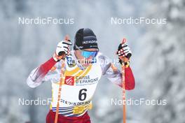 27.01.2023, Les Rousses, France (FRA): Philipp Leodolter (AUT) - FIS world cup cross-country, 10km, Les Rousses (FRA). www.nordicfocus.com. © Authamayou/NordicFocus. Every downloaded picture is fee-liable.