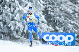 27.01.2023, Les Rousses, France (FRA): Konstantin Bortsov (KAZ) - FIS world cup cross-country, 10km, Les Rousses (FRA). www.nordicfocus.com. © Authamayou/NordicFocus. Every downloaded picture is fee-liable.