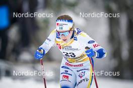 27.01.2023, Les Rousses, France (FRA): Ebba Andersson (SWE) - FIS world cup cross-country, 10km, Les Rousses (FRA). www.nordicfocus.com. © Thibaut/NordicFocus. Every downloaded picture is fee-liable.