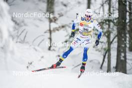 27.01.2023, Les Rousses, France (FRA): Eric Rosjoe (SWE) - FIS world cup cross-country, 10km, Les Rousses (FRA). www.nordicfocus.com. © Thibaut/NordicFocus. Every downloaded picture is fee-liable.