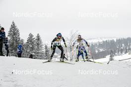 27.01.2023, Les Rousses, France (FRA): Francesca Franchi (ITA), Elina Roennlund (SWE), +g+ - FIS world cup cross-country, 10km, Les Rousses (FRA). www.nordicfocus.com. © Authamayou/NordicFocus. Every downloaded picture is fee-liable.