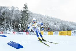 27.01.2023, Les Rousses, France (FRA): William Poromaa (SWE) - FIS world cup cross-country, 10km, Les Rousses (FRA). www.nordicfocus.com. © Authamayou/NordicFocus. Every downloaded picture is fee-liable.
