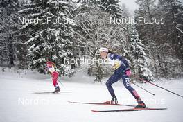 27.01.2023, Les Rousses, France (FRA): Julia Kern (USA) - FIS world cup cross-country, 10km, Les Rousses (FRA). www.nordicfocus.com. © Thibaut/NordicFocus. Every downloaded picture is fee-liable.