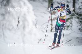 27.01.2023, Les Rousses, France (FRA): Mikael Abram (ITA) - FIS world cup cross-country, 10km, Les Rousses (FRA). www.nordicfocus.com. © Thibaut/NordicFocus. Every downloaded picture is fee-liable.