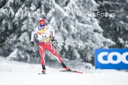 27.01.2023, Les Rousses, France (FRA): Jonas Baumann (SUI) - FIS world cup cross-country, 10km, Les Rousses (FRA). www.nordicfocus.com. © Authamayou/NordicFocus. Every downloaded picture is fee-liable.