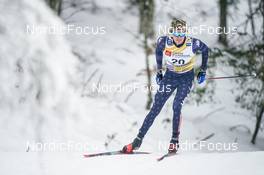 27.01.2023, Les Rousses, France (FRA): Finn O Connell (USA) - FIS world cup cross-country, 10km, Les Rousses (FRA). www.nordicfocus.com. © Thibaut/NordicFocus. Every downloaded picture is fee-liable.