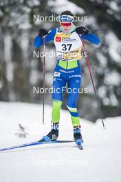 27.01.2023, Les Rousses, France (FRA): Eva Urevc (SLO) - FIS world cup cross-country, 10km, Les Rousses (FRA). www.nordicfocus.com. © Thibaut/NordicFocus. Every downloaded picture is fee-liable.