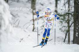 27.01.2023, Les Rousses, France (FRA): Jonas Eriksson (SWE) - FIS world cup cross-country, 10km, Les Rousses (FRA). www.nordicfocus.com. © Thibaut/NordicFocus. Every downloaded picture is fee-liable.