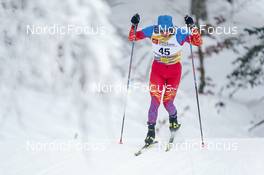 27.01.2023, Les Rousses, France (FRA): Achbadrakh Batmunkh (MGL) - FIS world cup cross-country, 10km, Les Rousses (FRA). www.nordicfocus.com. © Thibaut/NordicFocus. Every downloaded picture is fee-liable.