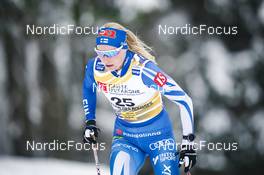 27.01.2023, Les Rousses, France (FRA): Anne Kyllonen (FIN) - FIS world cup cross-country, 10km, Les Rousses (FRA). www.nordicfocus.com. © Thibaut/NordicFocus. Every downloaded picture is fee-liable.