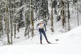 27.01.2023, Les Rousses, France (FRA): Hailey Swirbul (USA) - FIS world cup cross-country, 10km, Les Rousses (FRA). www.nordicfocus.com. © Authamayou/NordicFocus. Every downloaded picture is fee-liable.