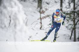 27.01.2023, Les Rousses, France (FRA): Jonas Dobler (GER) - FIS world cup cross-country, 10km, Les Rousses (FRA). www.nordicfocus.com. © Thibaut/NordicFocus. Every downloaded picture is fee-liable.