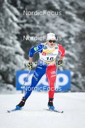 27.01.2023, Les Rousses, France (FRA): Jules Chappaz (FRA) - FIS world cup cross-country, 10km, Les Rousses (FRA). www.nordicfocus.com. © Authamayou/NordicFocus. Every downloaded picture is fee-liable.