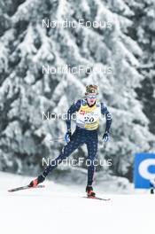 27.01.2023, Les Rousses, France (FRA): Finn O Connell (USA) - FIS world cup cross-country, 10km, Les Rousses (FRA). www.nordicfocus.com. © Authamayou/NordicFocus. Every downloaded picture is fee-liable.