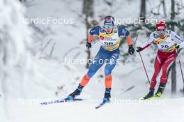27.01.2023, Les Rousses, France (FRA): Andrew Musgrave (GBR) - FIS world cup cross-country, 10km, Les Rousses (FRA). www.nordicfocus.com. © Thibaut/NordicFocus. Every downloaded picture is fee-liable.