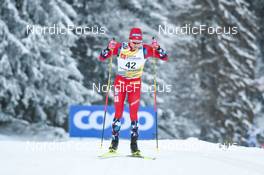 27.01.2023, Les Rousses, France (FRA): Didrik Toenseth (NOR) - FIS world cup cross-country, 10km, Les Rousses (FRA). www.nordicfocus.com. © Authamayou/NordicFocus. Every downloaded picture is fee-liable.