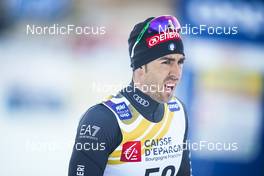 27.01.2023, Les Rousses, France (FRA): Federico Pellegrino (ITA) - FIS world cup cross-country, 10km, Les Rousses (FRA). www.nordicfocus.com. © Thibaut/NordicFocus. Every downloaded picture is fee-liable.