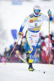 28.01.2023, Les Rousses, France (FRA): Oskar Svensson (SWE) - FIS world cup cross-country, individual sprint, Les Rousses (FRA). www.nordicfocus.com. © Thibaut/NordicFocus. Every downloaded picture is fee-liable.