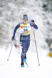 28.01.2023, Les Rousses, France (FRA): Kevin Bolger (USA) - FIS world cup cross-country, individual sprint, Les Rousses (FRA). www.nordicfocus.com. © Thibaut/NordicFocus. Every downloaded picture is fee-liable.