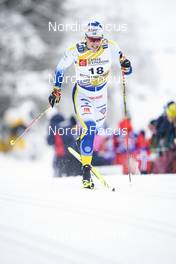 28.01.2023, Les Rousses, France (FRA): Anton Persson (SWE) - FIS world cup cross-country, individual sprint, Les Rousses (FRA). www.nordicfocus.com. © Thibaut/NordicFocus. Every downloaded picture is fee-liable.