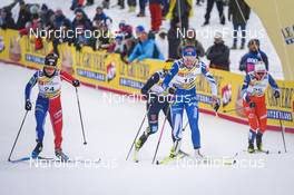 28.01.2023, Les Rousses, France (FRA): Melissa Gal (FRA), Kerttu Niskanen (FIN), (l-r)  - FIS world cup cross-country, individual sprint, Les Rousses (FRA). www.nordicfocus.com. © Thibaut/NordicFocus. Every downloaded picture is fee-liable.