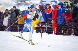 28.01.2023, Les Rousses, France (FRA): Kerttu Niskanen (FIN) - FIS world cup cross-country, individual sprint, Les Rousses (FRA). www.nordicfocus.com. © Thibaut/NordicFocus. Every downloaded picture is fee-liable.