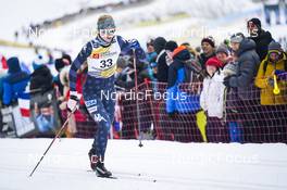 28.01.2023, Les Rousses, France (FRA): Hailey Swirbul (USA) - FIS world cup cross-country, individual sprint, Les Rousses (FRA). www.nordicfocus.com. © Thibaut/NordicFocus. Every downloaded picture is fee-liable.