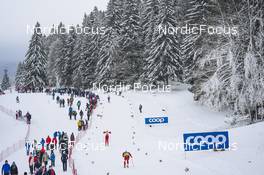 28.01.2023, Les Rousses, France (FRA):  Feature: Track atmosphere - FIS world cup cross-country, individual sprint, Les Rousses (FRA). www.nordicfocus.com. © Thibaut/NordicFocus. Every downloaded picture is fee-liable.